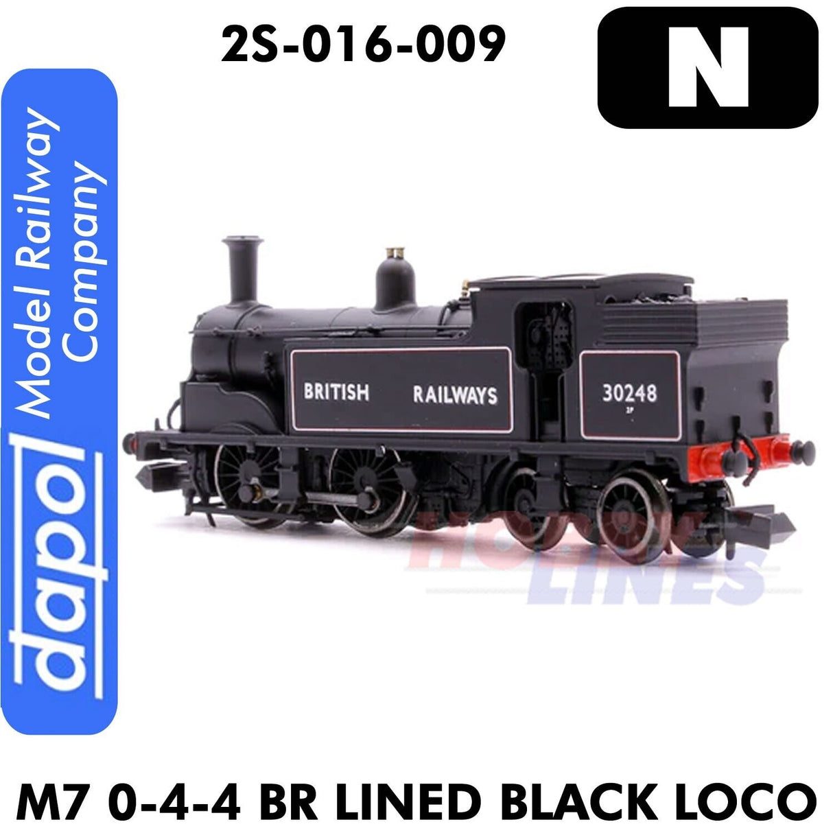 M7 0-4-4 British Rail Lined Black 30248 | Dapol | 2S-016-009