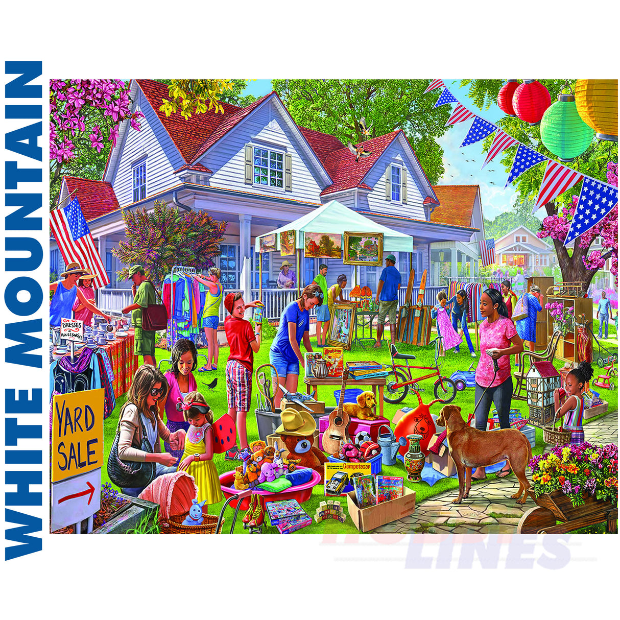 Yard Sale 1000 Pieces Jigsaw puzzle 1628