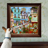 *DAMAGED BOX* - Village by the Sea - 1000pc Puzzle | eeBoo | PZT690
