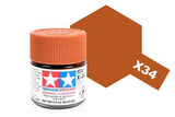 Acrylic Mini Paint - X-34 Metal Brown | Tamiya | TM81534