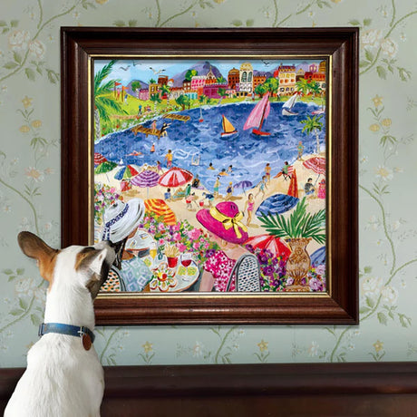 eeBoo LUNCH BY THE SEA 1000 pc Square Jigsaw Puzzle Super Deluxe PZT117