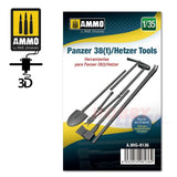 3D Printed Panzer 38(t)/Hetzer Tools - 1:35 | Ammo by Mig Jimenez | MIG8136