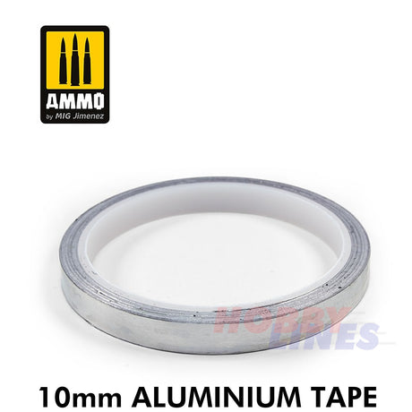 Aluminium tape - 10mm x 10m | Ammo by Mig Jimenez | MIG8250
