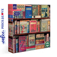 eeBoo VINTAGE LIBRARY 1000 pc Square Jigsaw Puzzle Super Deluxe PZTVTL