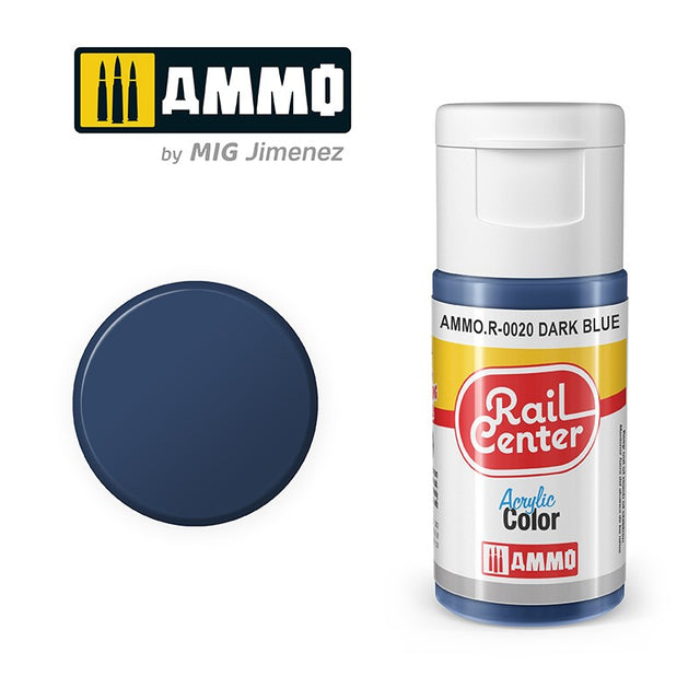 Rail Center - Dark Blue - 15ml | Ammo by Mig Jimenez | MIGR0020