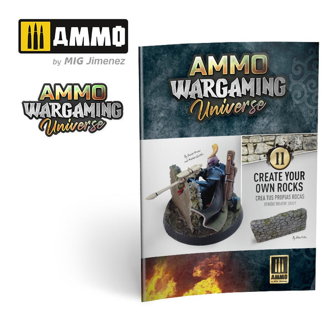 Ammo Wargaming Universe - Book 11 – Create Your Own Rocks | Ammo by Mig Jimenez | MIG6930