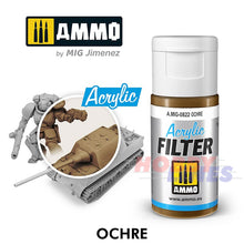 Load image into Gallery viewer, Ammo ACRYLIC FILTER 15ml Full Range of 30 Filter Colours Mig Jimenez
