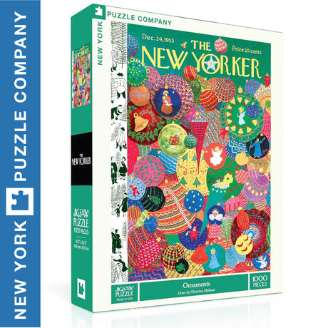 Christmas Ornaments 1000pc Jigsaw | New York Puzzle Company |  NY174