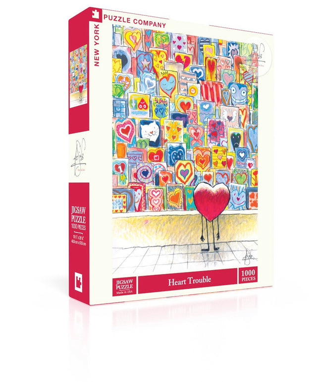 Heart Trouble 1000pc Puzzle | New York Puzzle Company | NPZDS2503