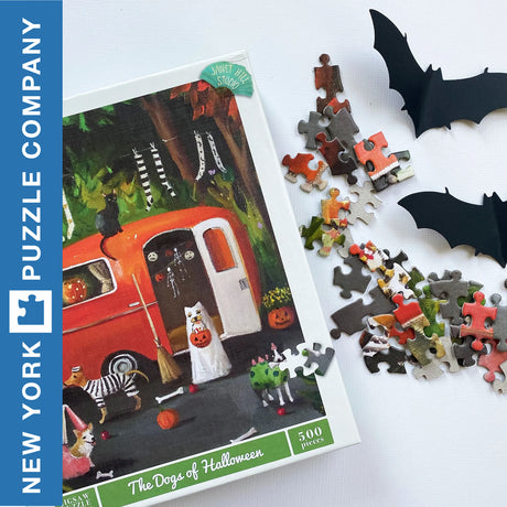 THE DOGS OF HALLOWEEN New York Puzzle Company 500pc 