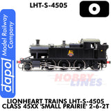 Class 45xx Small Prairie 2-6-2T - BR Black Early Crest Unnumbered - DCC Ready | Lionheart Trains | LHT-S-4505