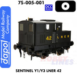 Sentinel Y1/Y3 LNER 42 - DCC Ready | Dapol | 7S-005-001