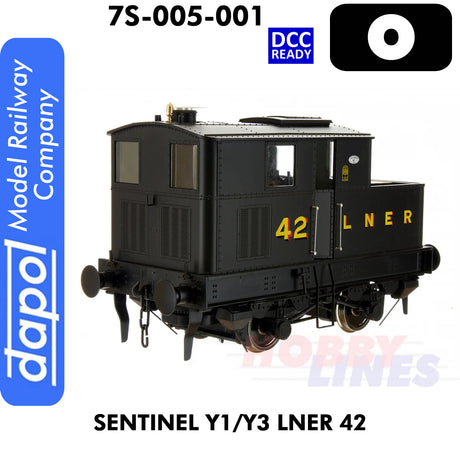 Sentinel Y1/Y3 LNER 42 - DCC Ready | Dapol | 7S-005-001