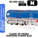 Class 59 John F Yeoman 59206 DB Schenker - DCC & Sound | Dapol | 2D-005-002S