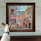 eeBoo LISBON 1000 pc Square Jigsaw Puzzle Super Deluxe PZTLSB