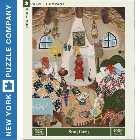 Stay Cozy 1000pc Puzzle | New York Puzzle Company | NPZLP2326