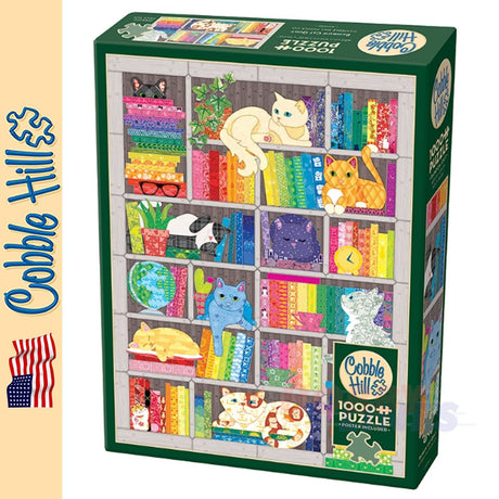 Rainbow Cat Quilt Cobble Hill puzzle 1000pc CH40046