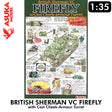 WWII Sherman Firefly VC Tank - 1:35 Model Kit | Asuka | 35011
