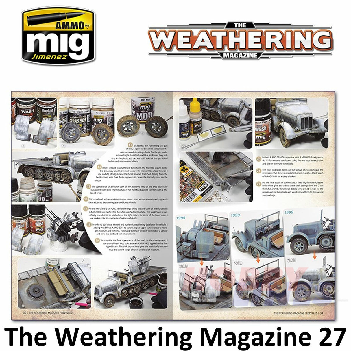 THE WEATHERING MAGAZINE - Issue 27 Recycled | Ammo by Mig Jimenez 
