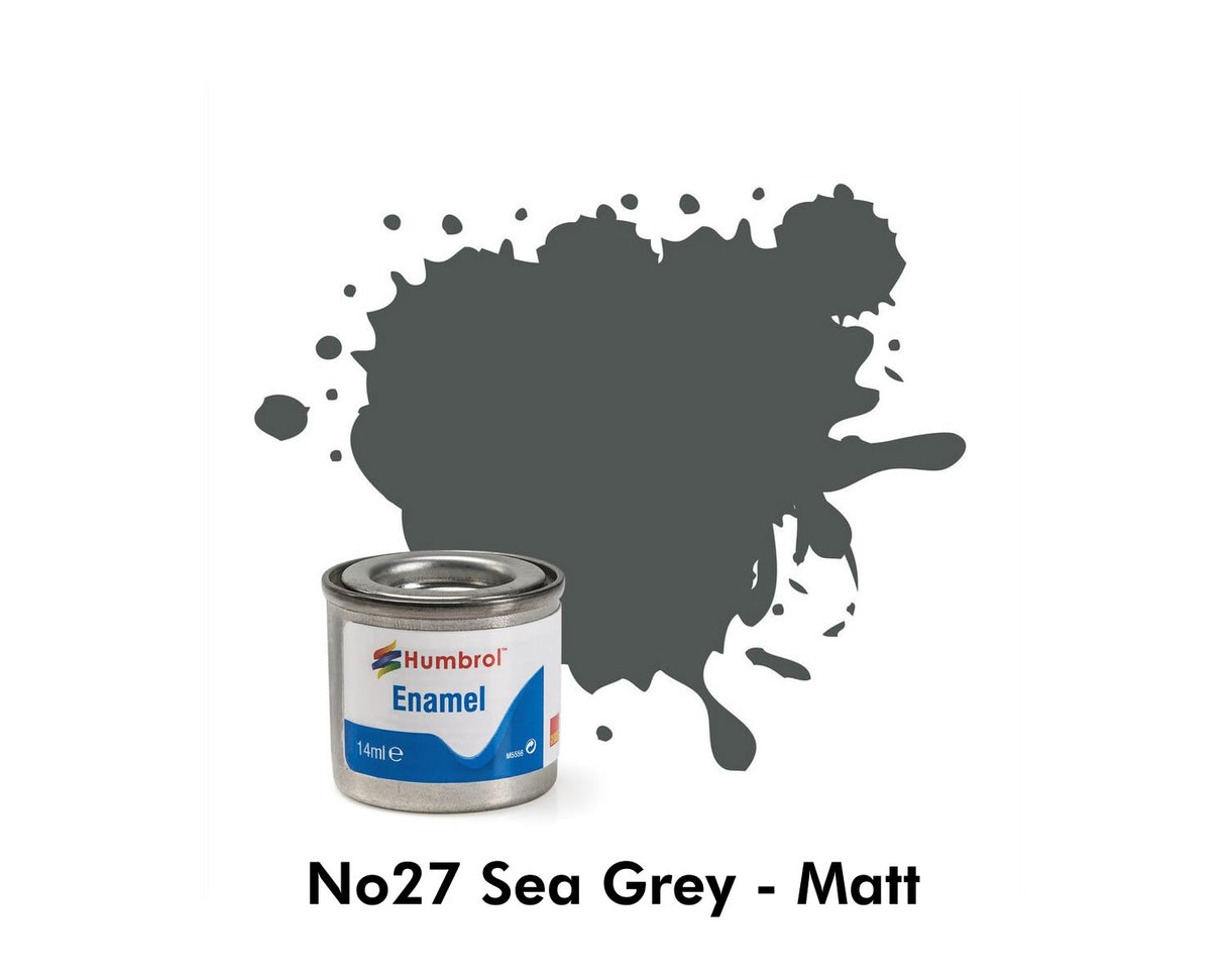 Enamel Tinlets No 27 Sea Grey Matt