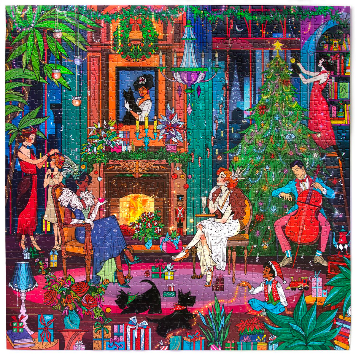 Christmas in Brooklyn - 1000pc Puzzle | eeBoo | PZT836