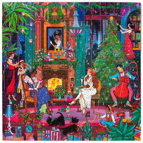 Christmas in Brooklyn - 1000pc Puzzle | eeBoo | PZT836