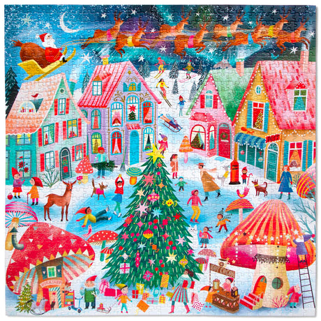 Christmas Flight - 1000pc Puzzle | eeBoo | PZT843
