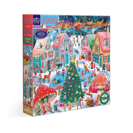 Christmas Flight - 1000pc Puzzle | eeBoo | PZT843