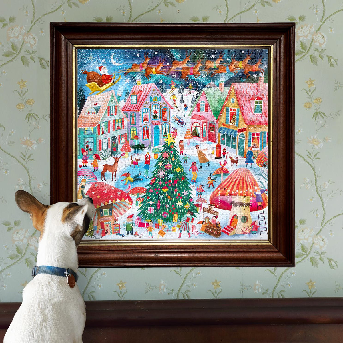 Christmas Flight - 1000pc Puzzle | eeBoo | PZT843