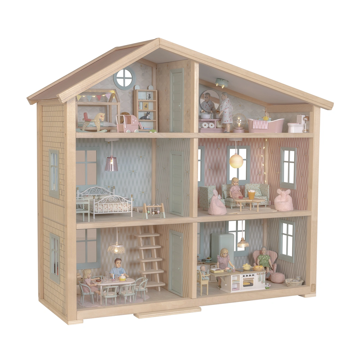 Dollhouse Wonder House - 3 Floors | Lundby | 60-1030-00
