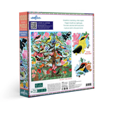 French Medieval Songbirds - 1000pc Puzzle | eeBoo | PZT959