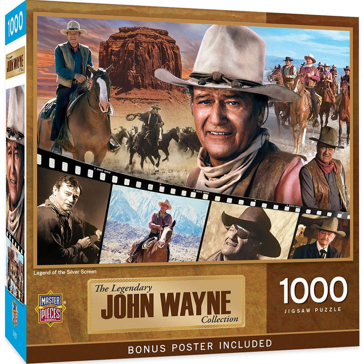 JOHN WAYNE Legend of the Silver Screen 1000pc Masterpieces Jigsaw Puzzle 72025