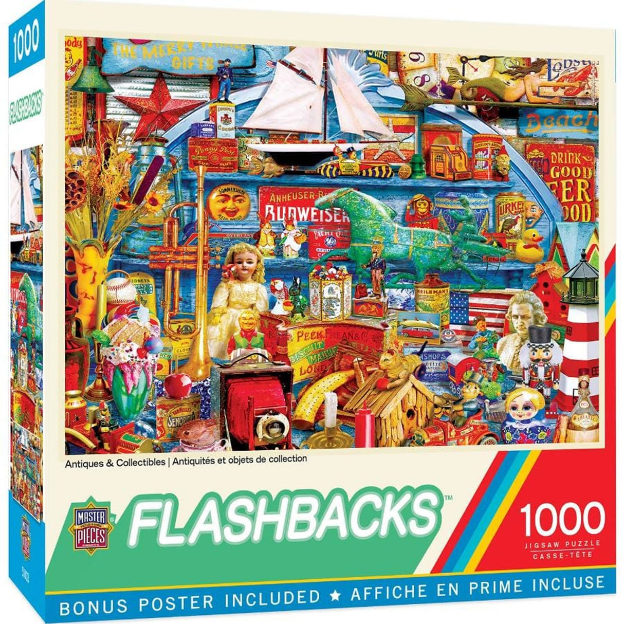 Flashbacks - ANTIQUES & COLLECTIBLES 1000pc Masterpieces Jigsaw Puzzle 72037