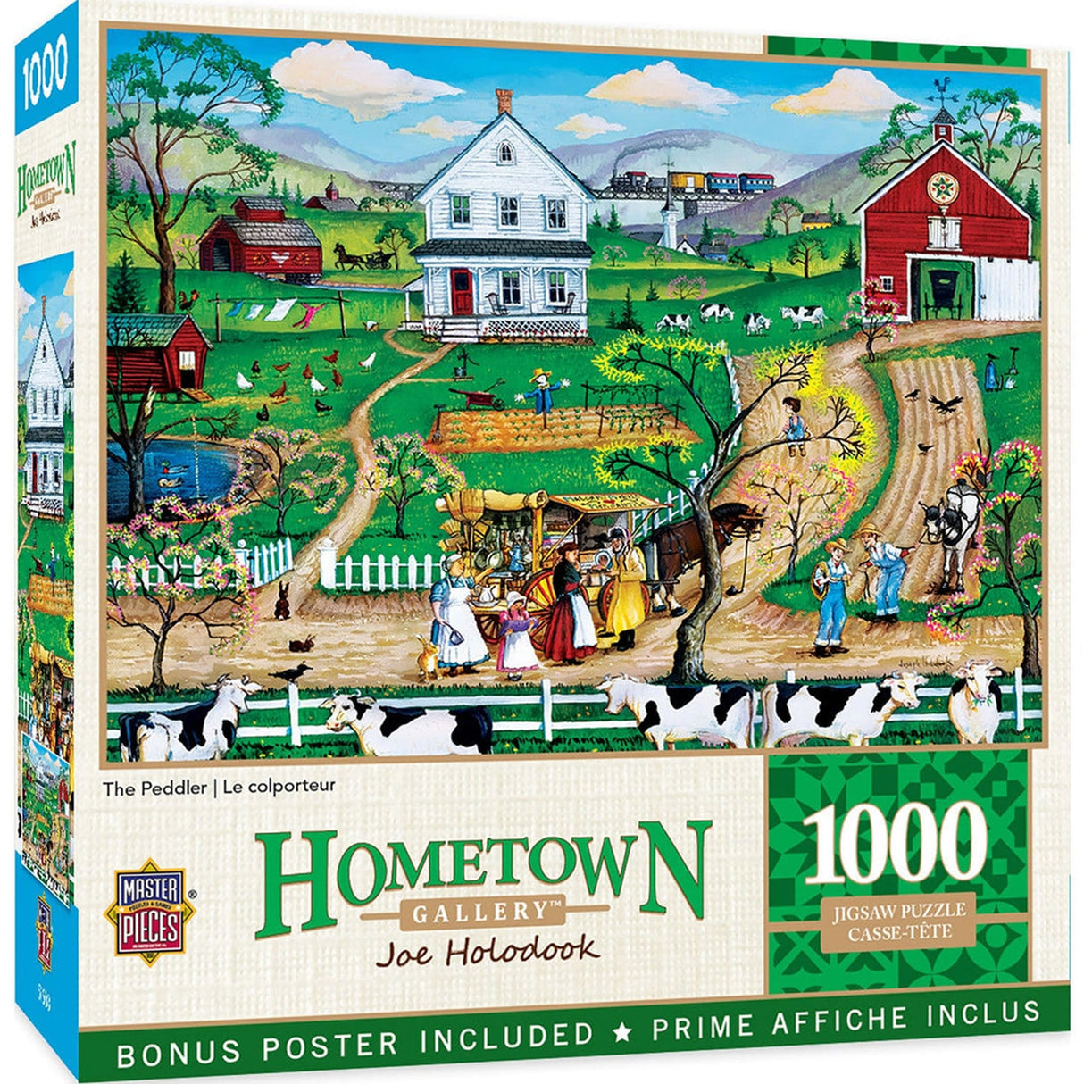 Hometown Gallery - THE PEDDLER 1000pc Masterpieces Jigsaw Puzzle 72123