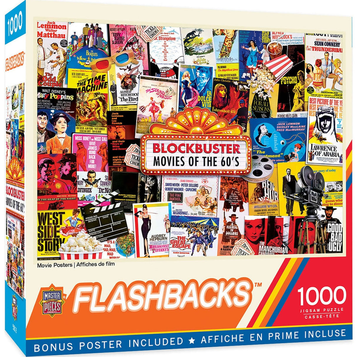 FLASHBACKS Movie Posters 1000pc Masterpieces Jigsaw Puzzle 72138