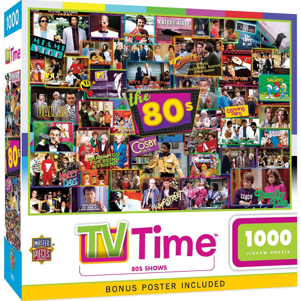 TV TIME 80s Shows 1000pc Masterpieces Jigsaw Puzzle  72157