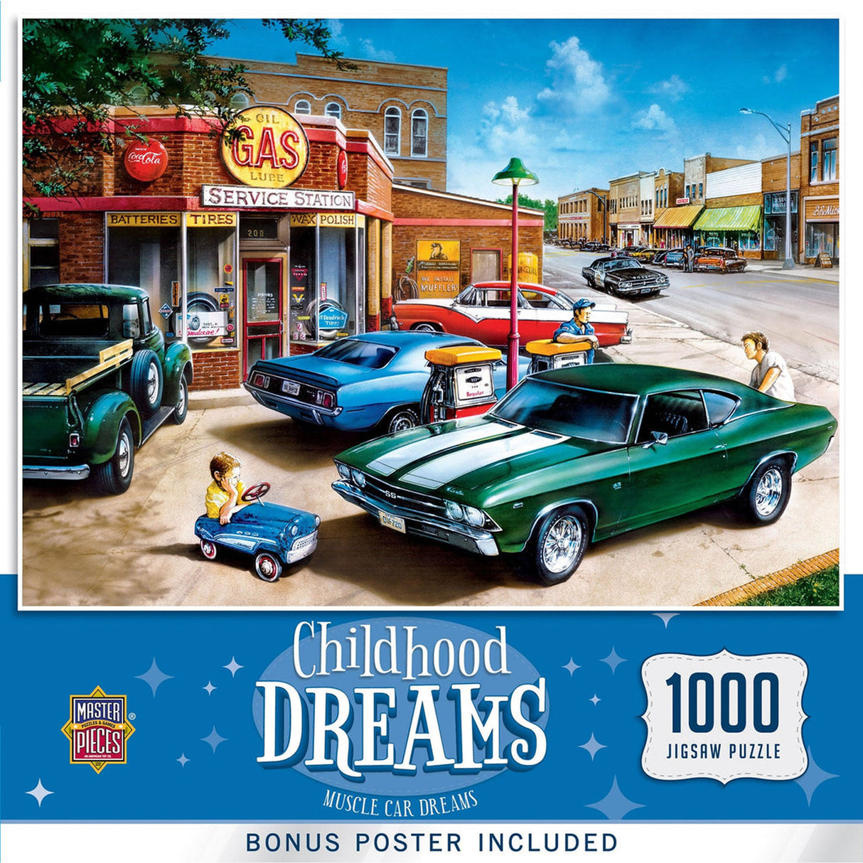 Childhood Dreams MUSCLE CAR DREAMS 1000pc Masterpieces Jigsaw Puzzle 72247