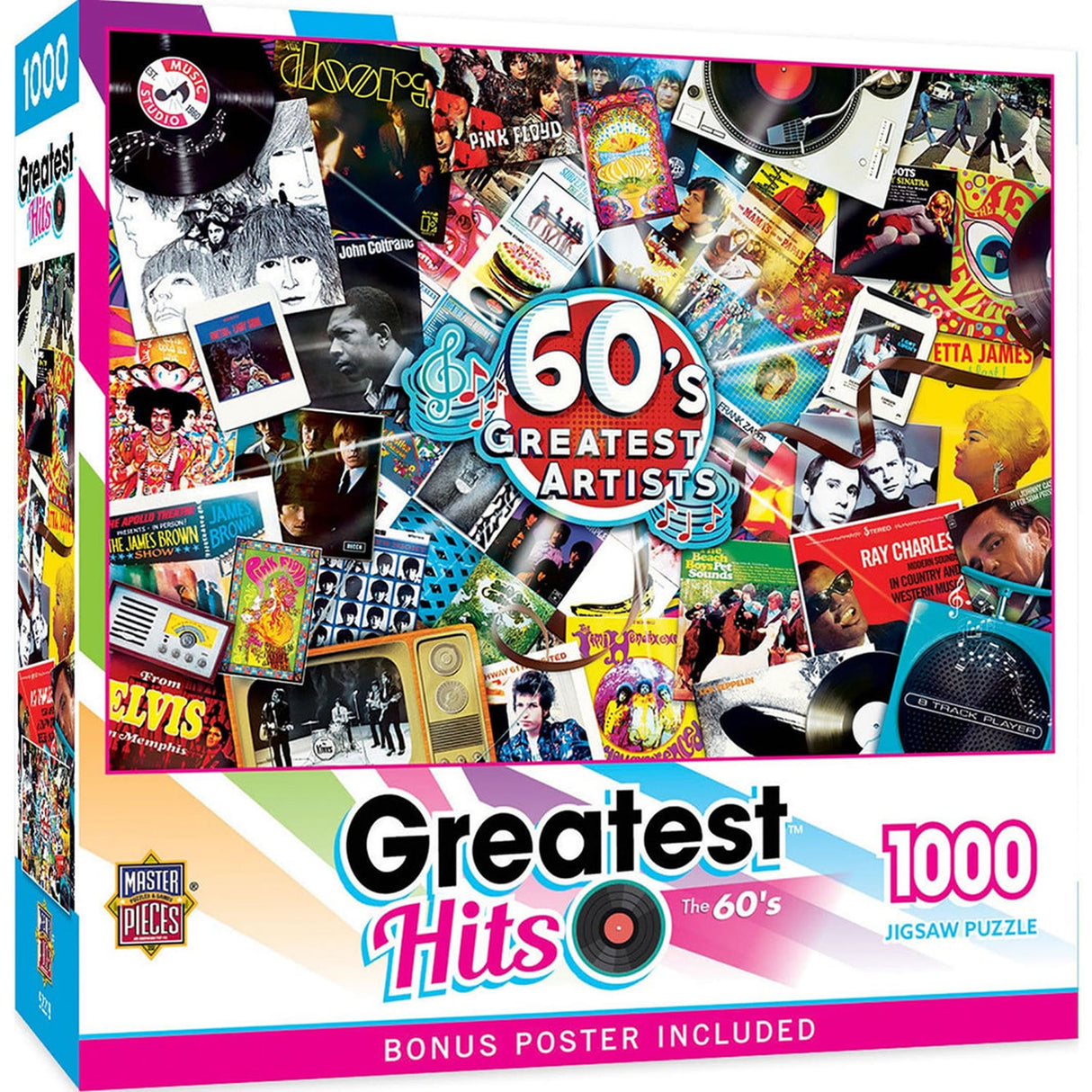 Greatest Hits 60's 1000pc Masterpieces Jigsaw Puzzle 72304