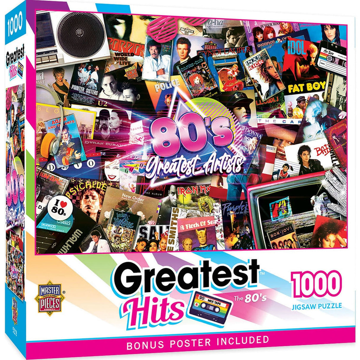 Greatest Hits 80's 1000pc Masterpieces Jigsaw Puzzle 72306