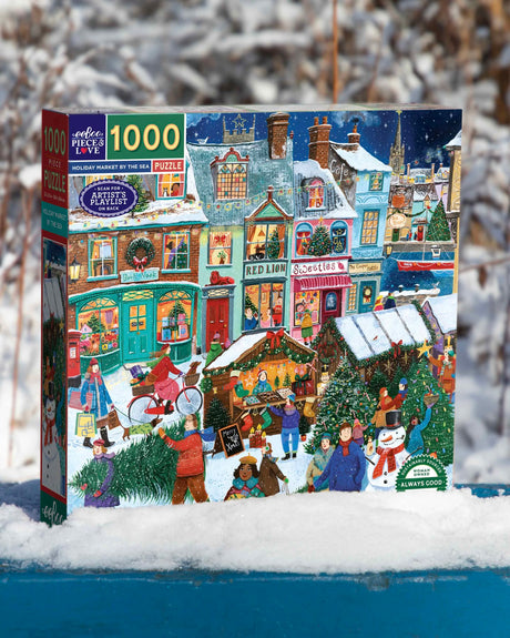 Holiday Market By the Sea - 1000pc Puzzle | eeBoo | PZT898