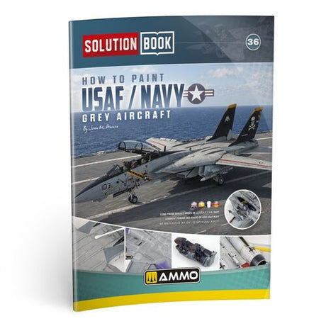Solution Book 36 - How to Paint USAF | Ammo by Mig Jimenez | MIG6539