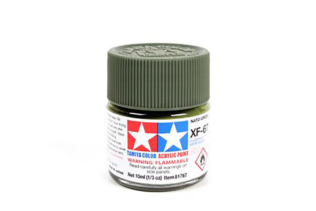 Tamiya Acrylic Mini Paint Xf-67 Nato Green