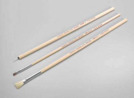  Modelling Brush - Basic Set - 3 Pack | Tamiya | TM87066