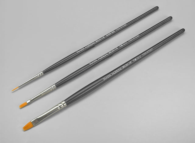 Modelling Brush - High Finish Standard Set - 3 Pack | Tamiya | TM87067