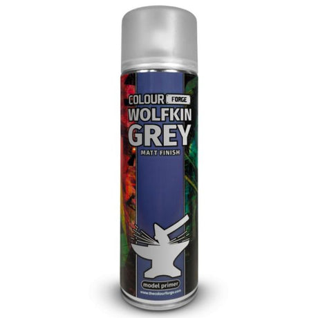 Wolfkin Grey - 500ml Spray Primer | Colour Forge |  TCFSPR025