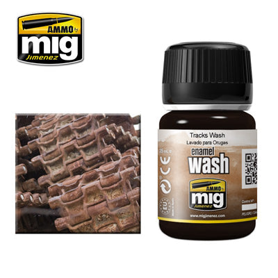 MIG1002 Tracks Weathering wash | 35ml jar | Ammo by Mig Jimenez