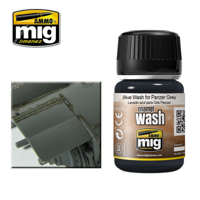 MIG1006 Blue for Panzer grey Weathering wash | 35ml jar | Ammo by Mig Jimenez