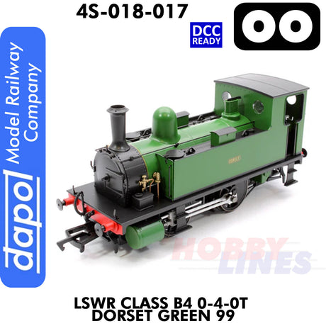 LSWR Class B4 0-4-0T Dorset Green 99 - DCC Ready  | Dapol | 4S-018-017