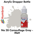 Acrylic Dropper - No 28 Camouflage Grey -  Matt | Humbrol | DB0028