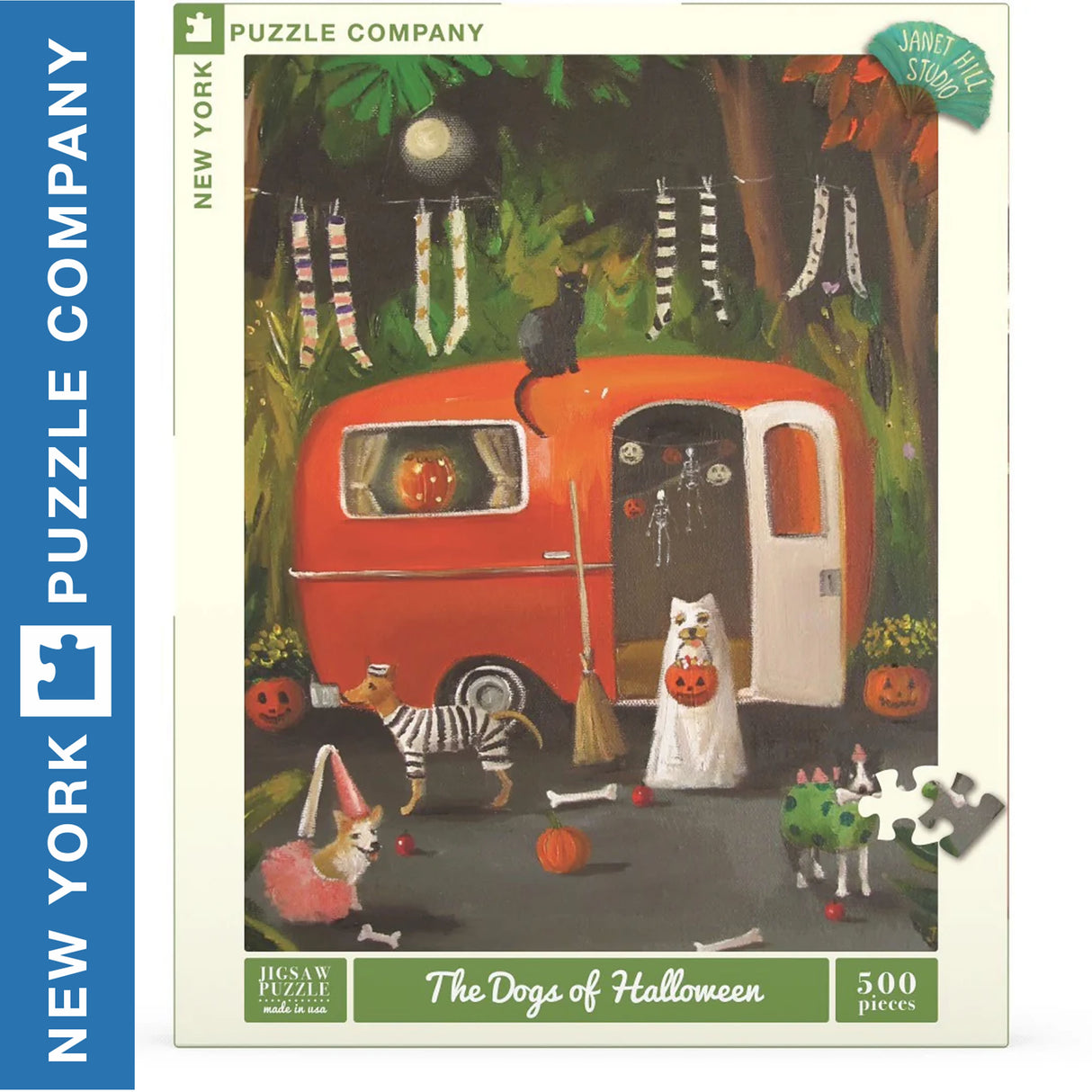 THE DOGS OF HALLOWEEN New York Puzzle Company 500pc 